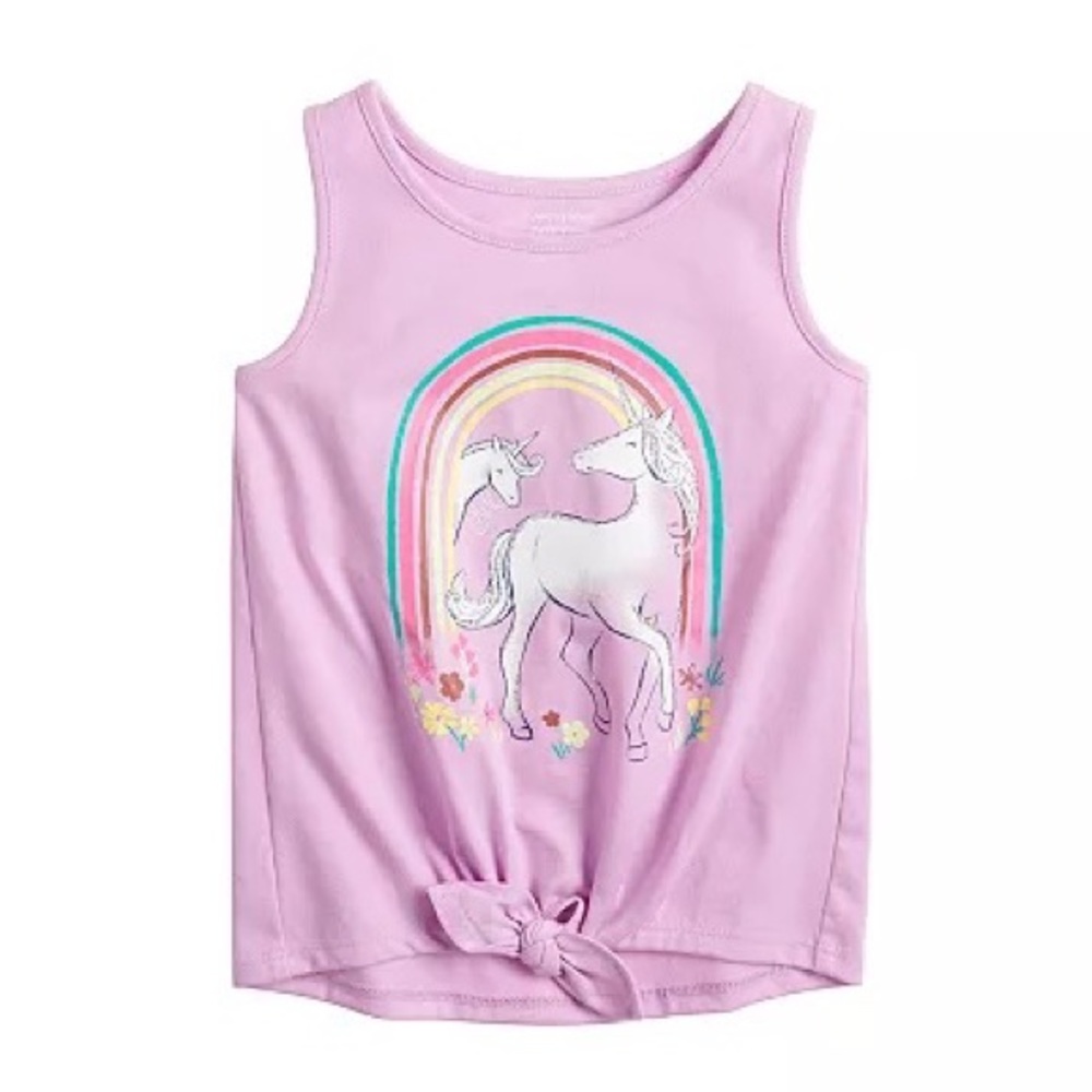 Toddler Girl
Jumping Beans®
Tie Front Graphic
Tank Top